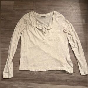 Columbia Cream Long Sleeve Shirt
